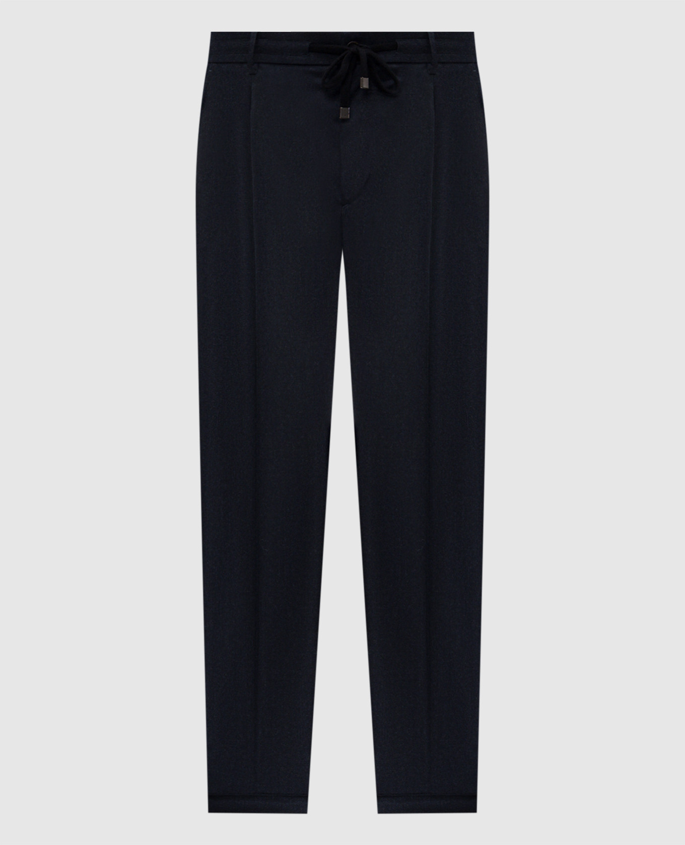 Blue wool pants Peserico