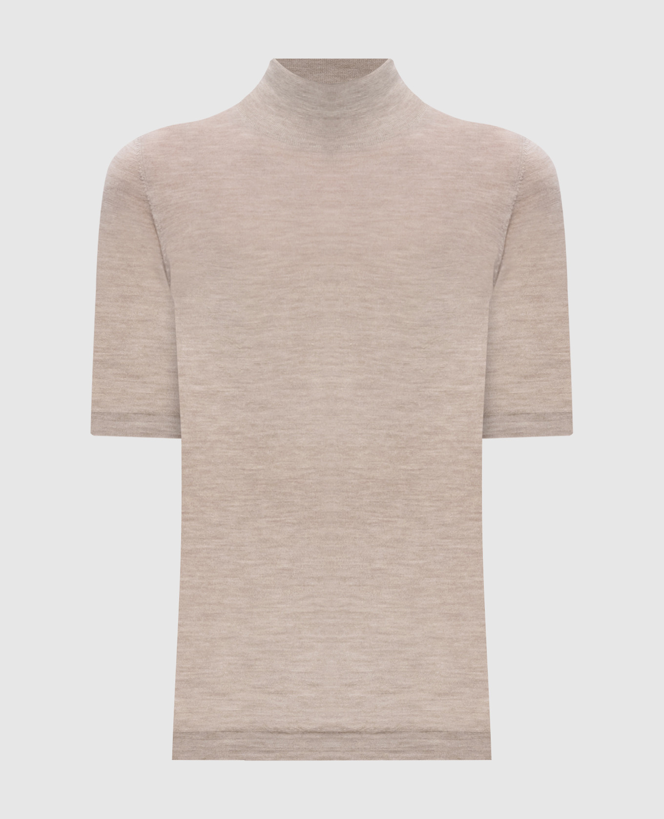 

Beige cashmere and silk top Brunello Cucinelli
