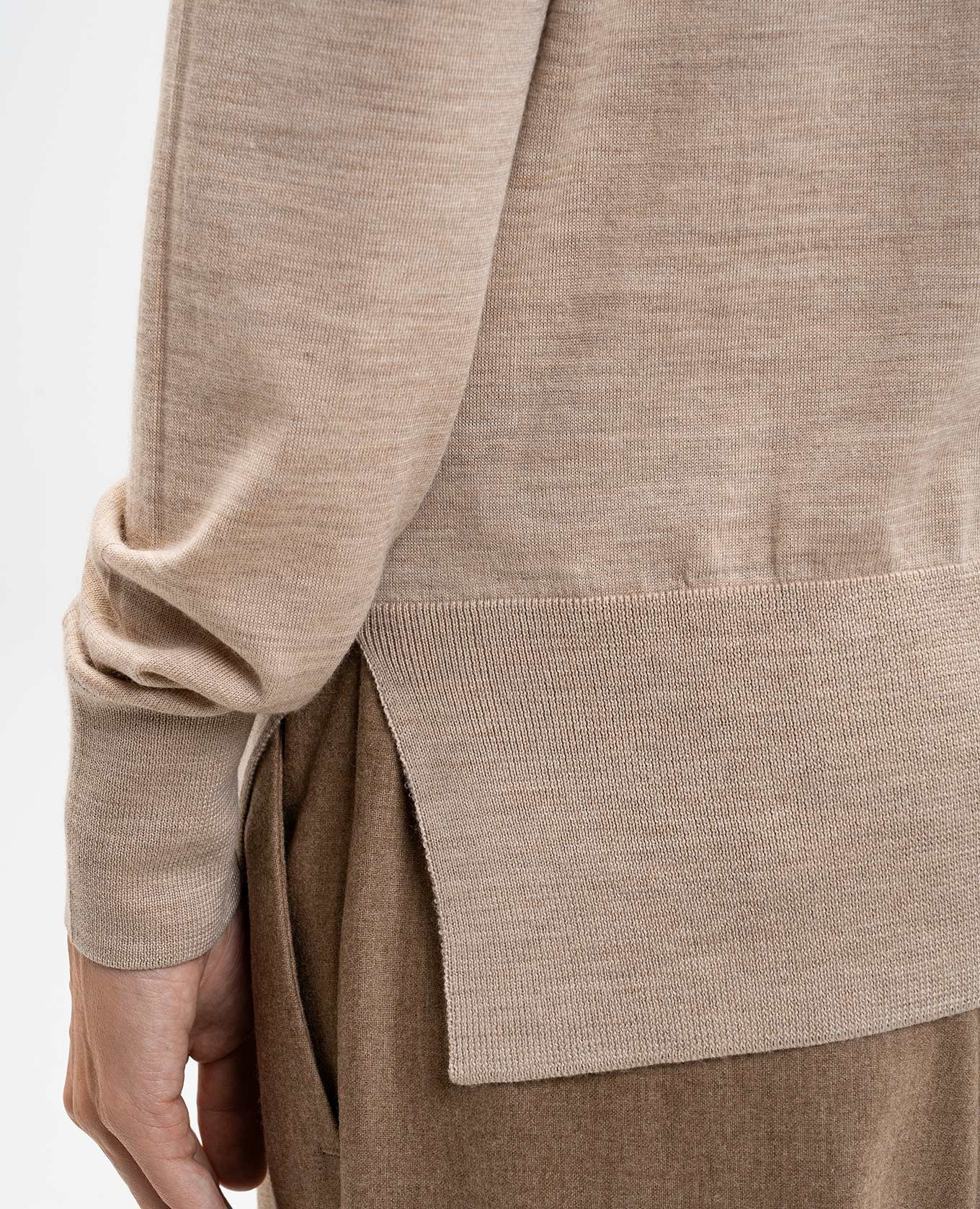 

Beige wool jumper NILUFAR MooRER