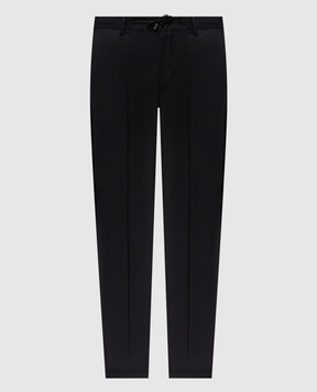 Stefano Ricci Black wool pants M1T530002AW609