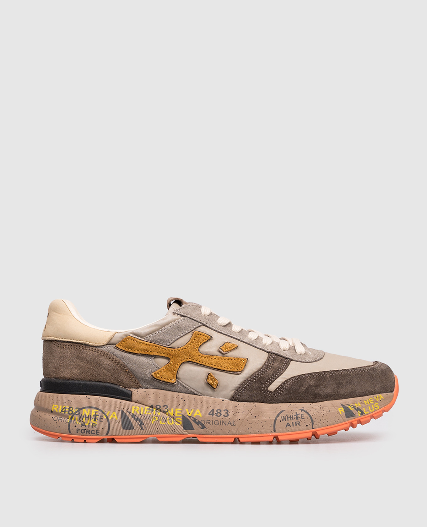 MICK brown combination sneakers with logo Premiata