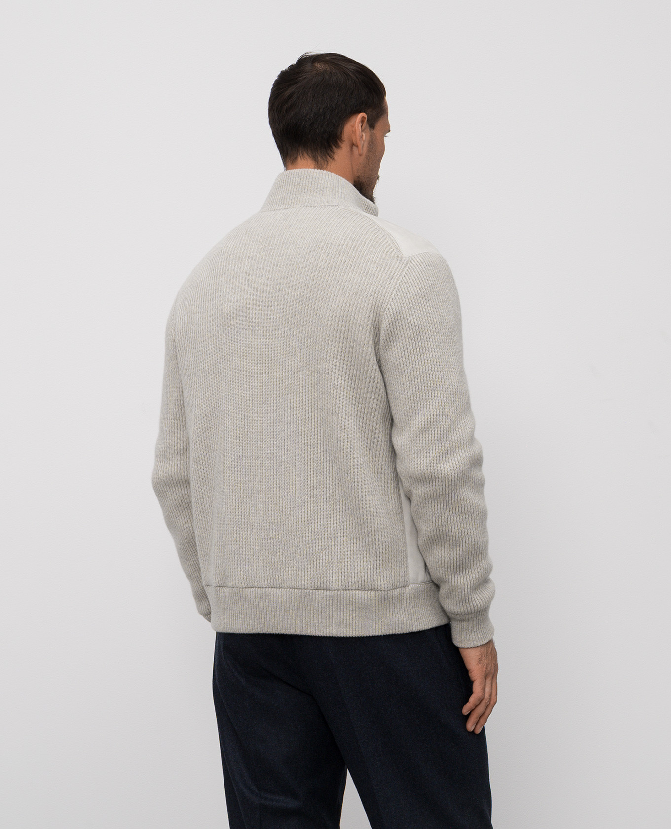 

Beige combination jacket Brunello Cucinelli