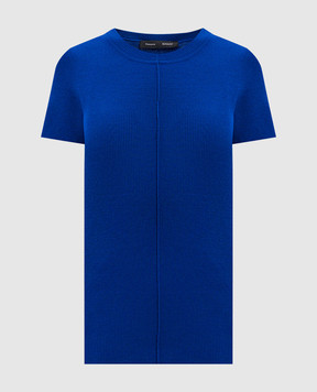 PROENZA SCHOULER Sky blue ribbed top R2517153KY283