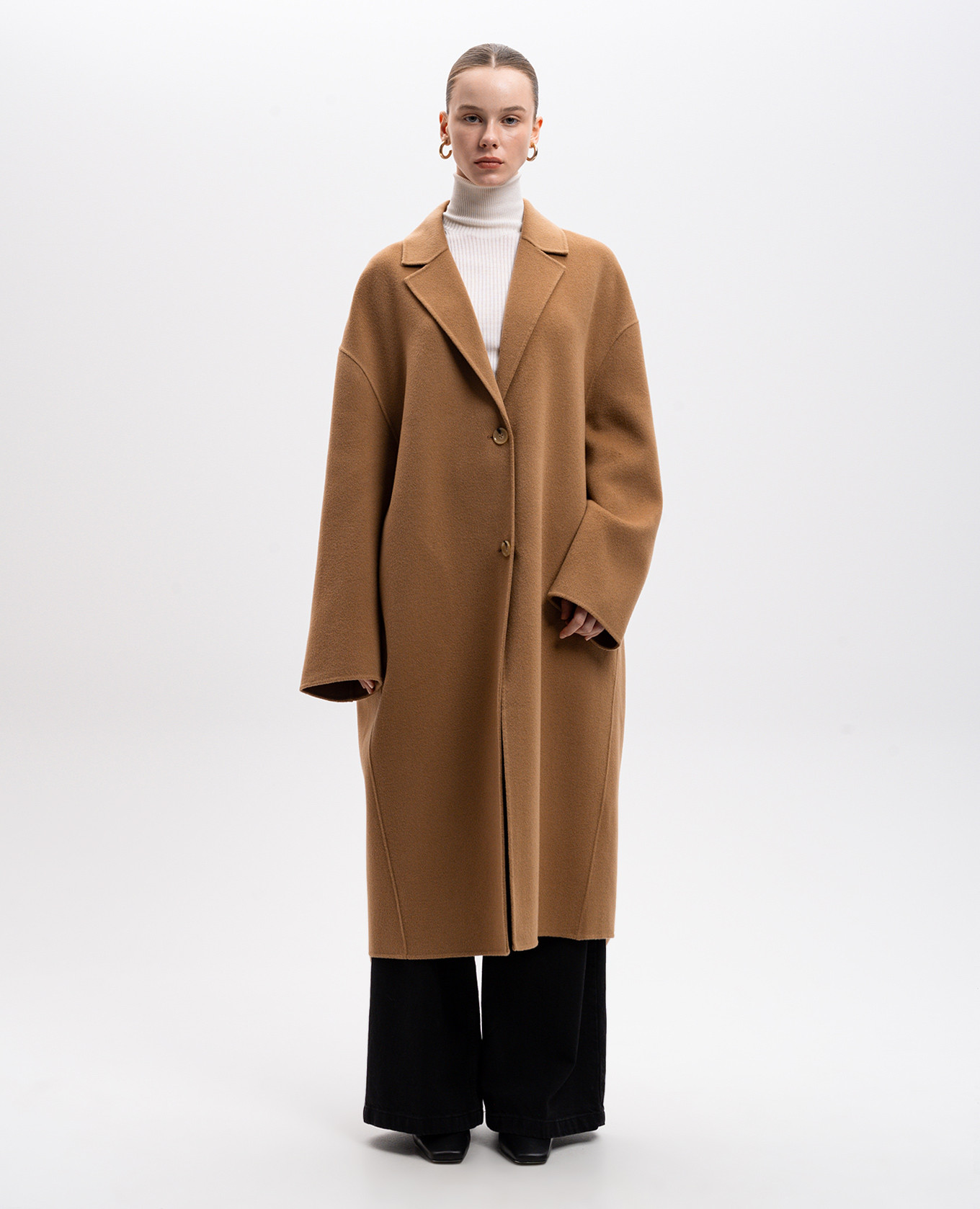Beige coat made of wool Toteme 3