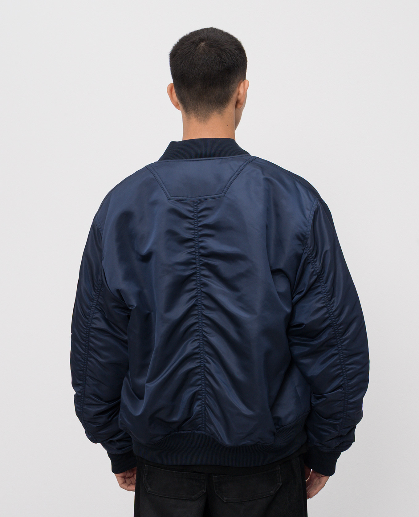 

Blue bomber jacket Juun.j
