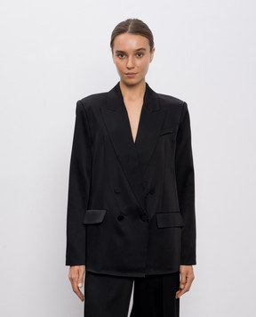 Simkhai Norah black double-breasted jacket SI6101Q
