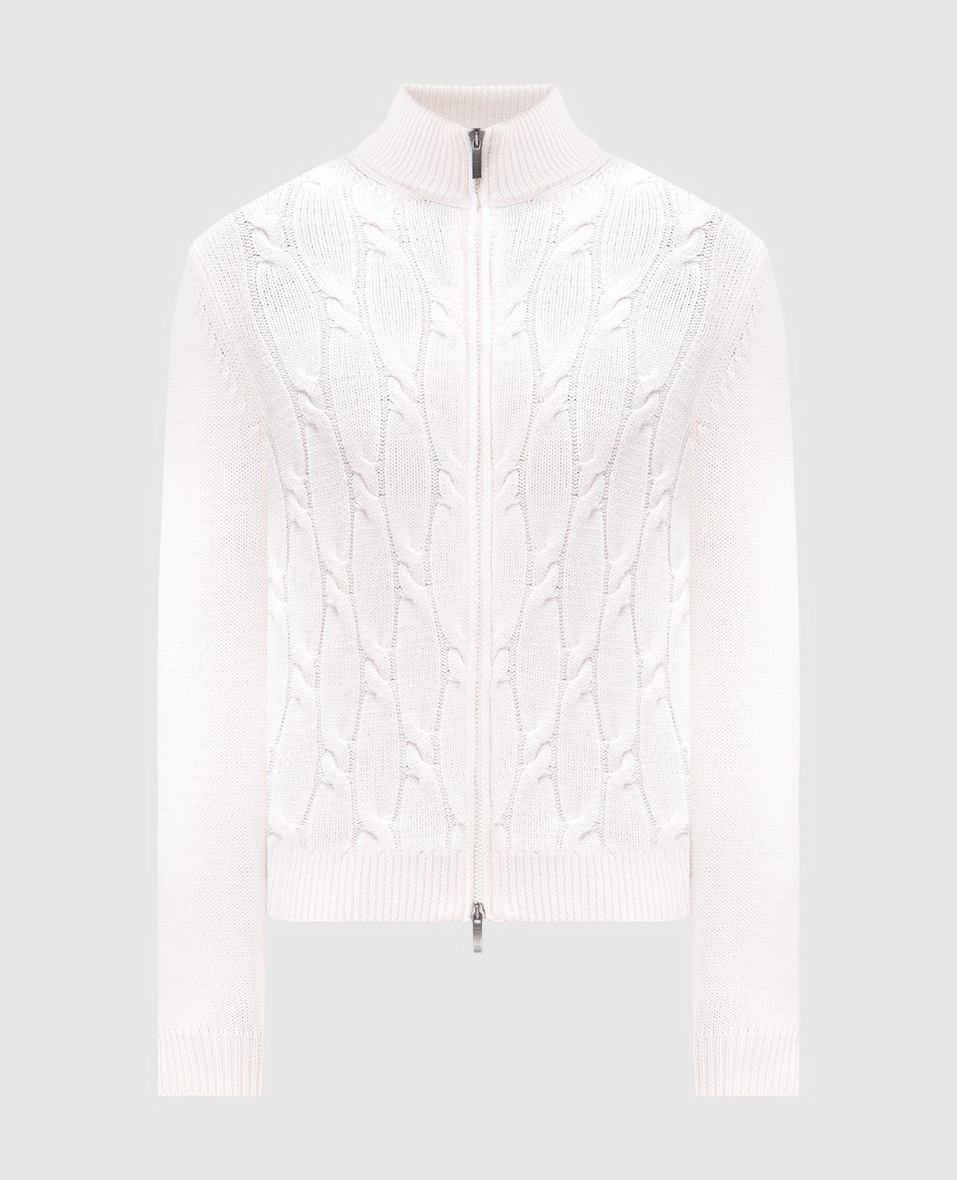 

Beige cardigan made of wool with a textured pattern Peserico