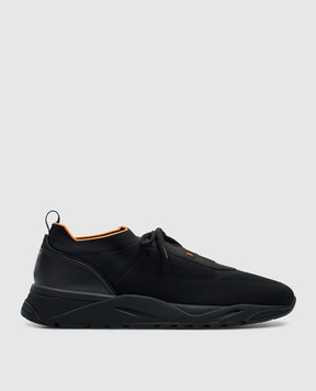 スニーカー SANTONI Men Sneakers MBCD21995NEAT LLDN01 Black Santoni sneakers – Michele Franzese