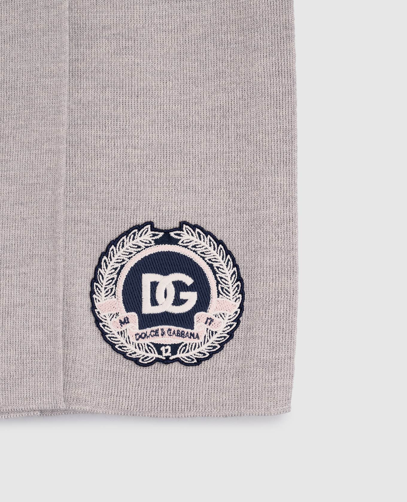 

Children's gray wool skirt with logo Dolce&Gabbana, Grey