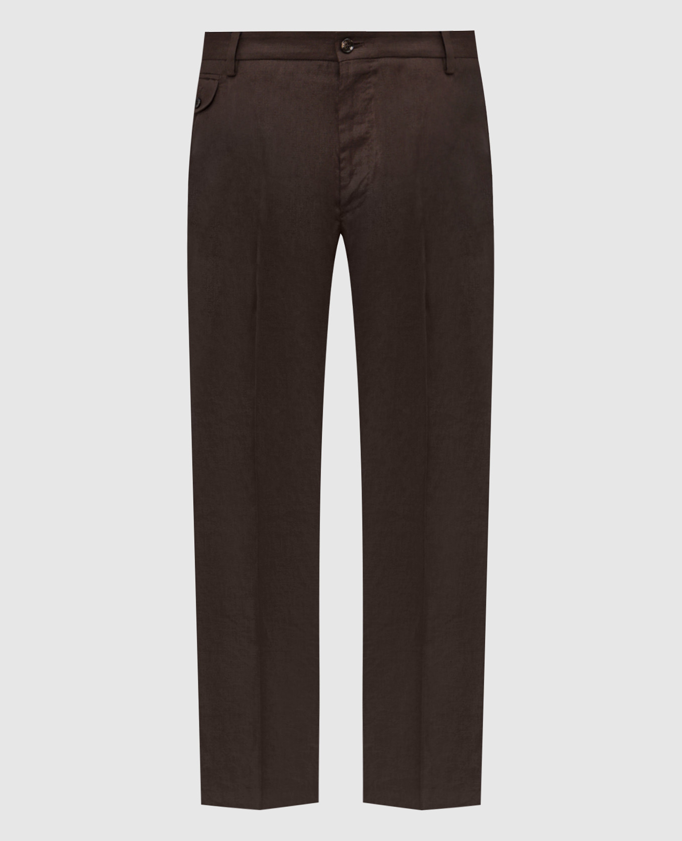 

Brown linen pants Dolce&Gabbana
