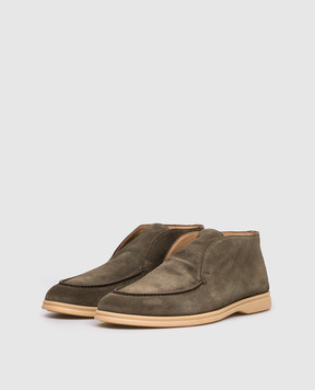 Lanciotti De Verzi Khaki suede deserts FUSCO FUSCO