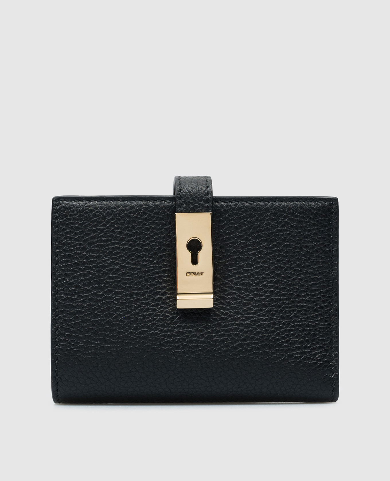 

Black leather wallet Bally