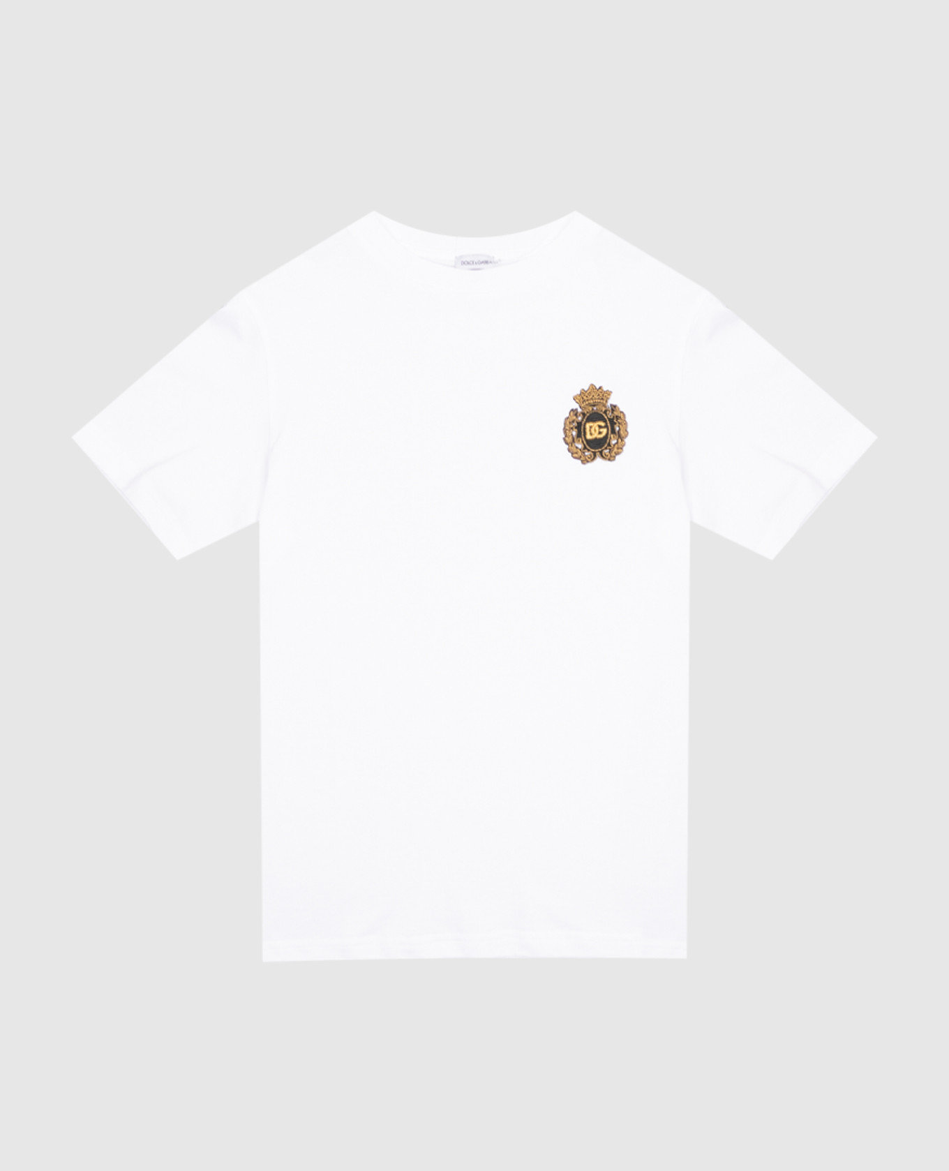 

Children's white T-shirt with patch Dolce&Gabbana