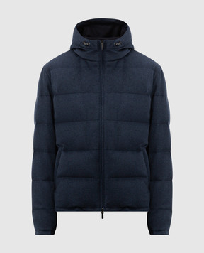 COLOMBO Blue cashmere down jacket GB00213M9077250