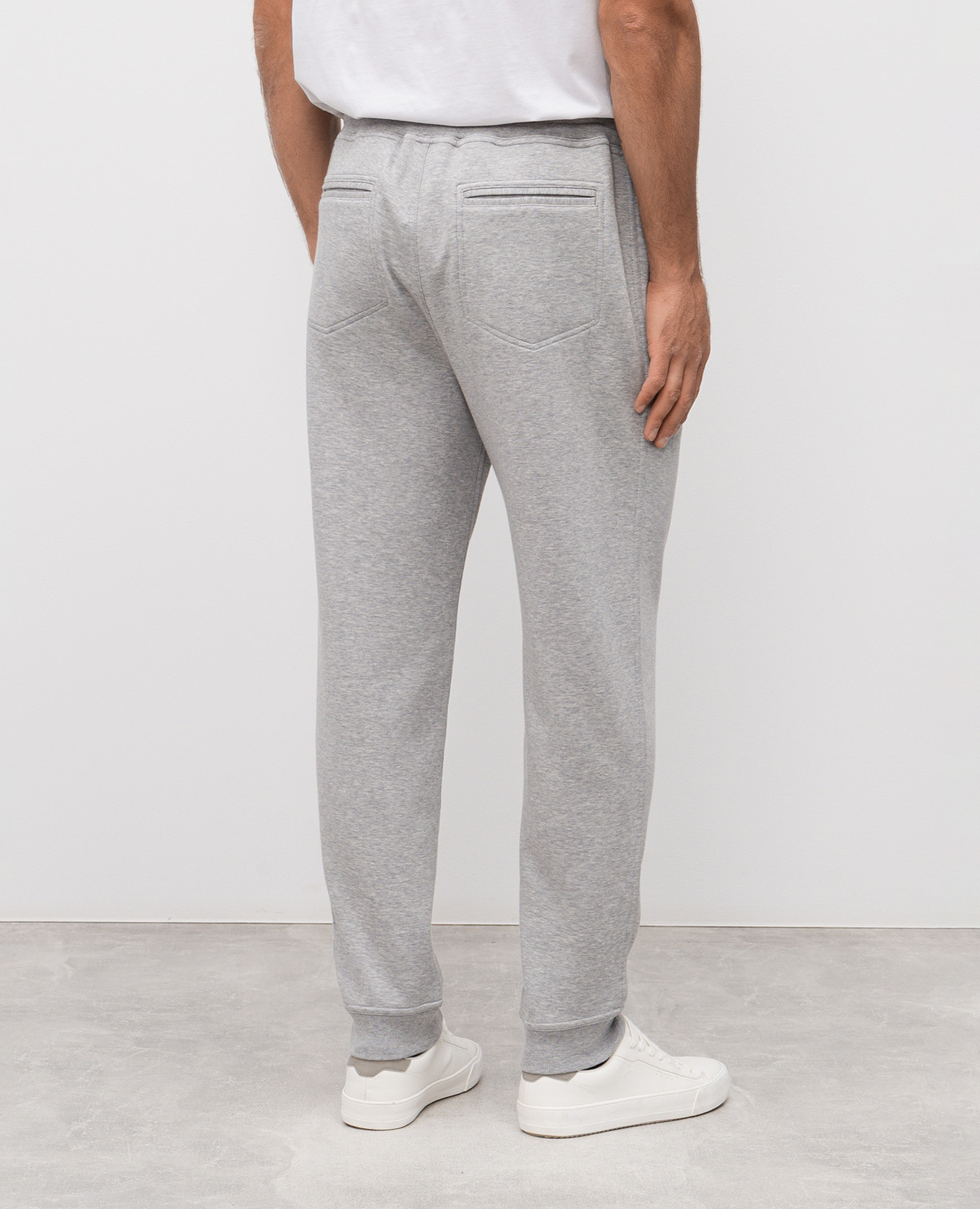 

Grey melange joggers Brunello Cucinelli