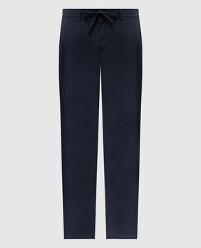 Canali Blue wool pants AR03652V1659