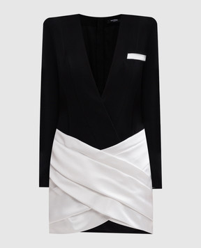 Balmain Black mini sheath dress EF1R9238MB01