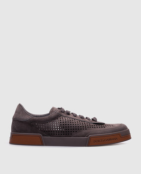 Dolce&Gabbana Grey suede Portofino Yacht sneakers A20189A6688