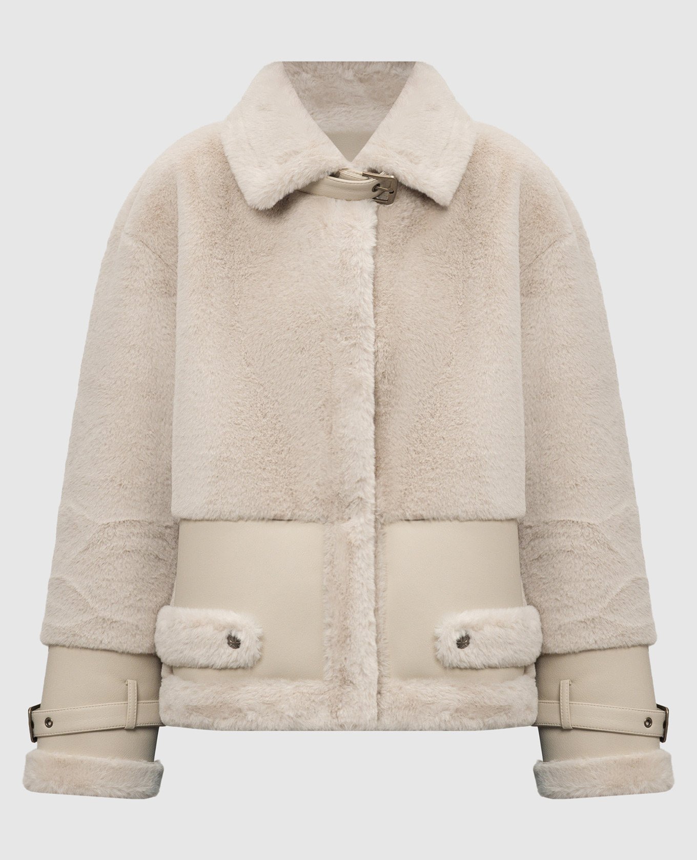 Twinset Beige jacket with straps