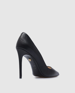 Babe Pay Pls Black leather shoes 2011191004