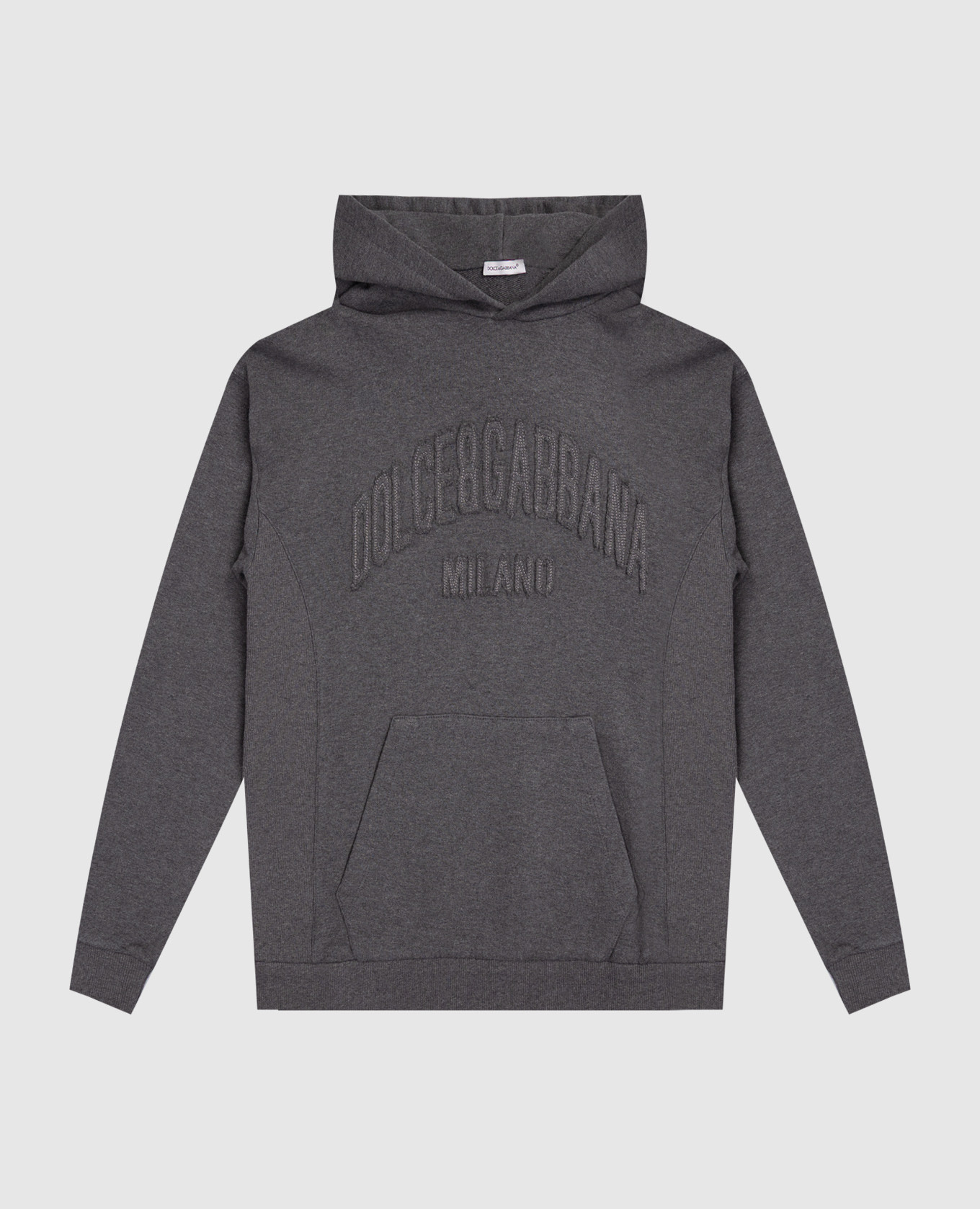 

Children's gray sweatshirt with logo patch Dolce&Gabbana, Grey