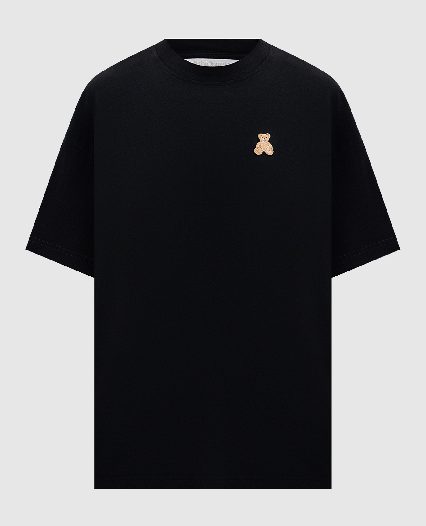 Black T-shirt with Bear in mind print Palm Angels