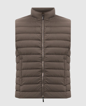 MooRER Khaki Down Vest CALAFS3