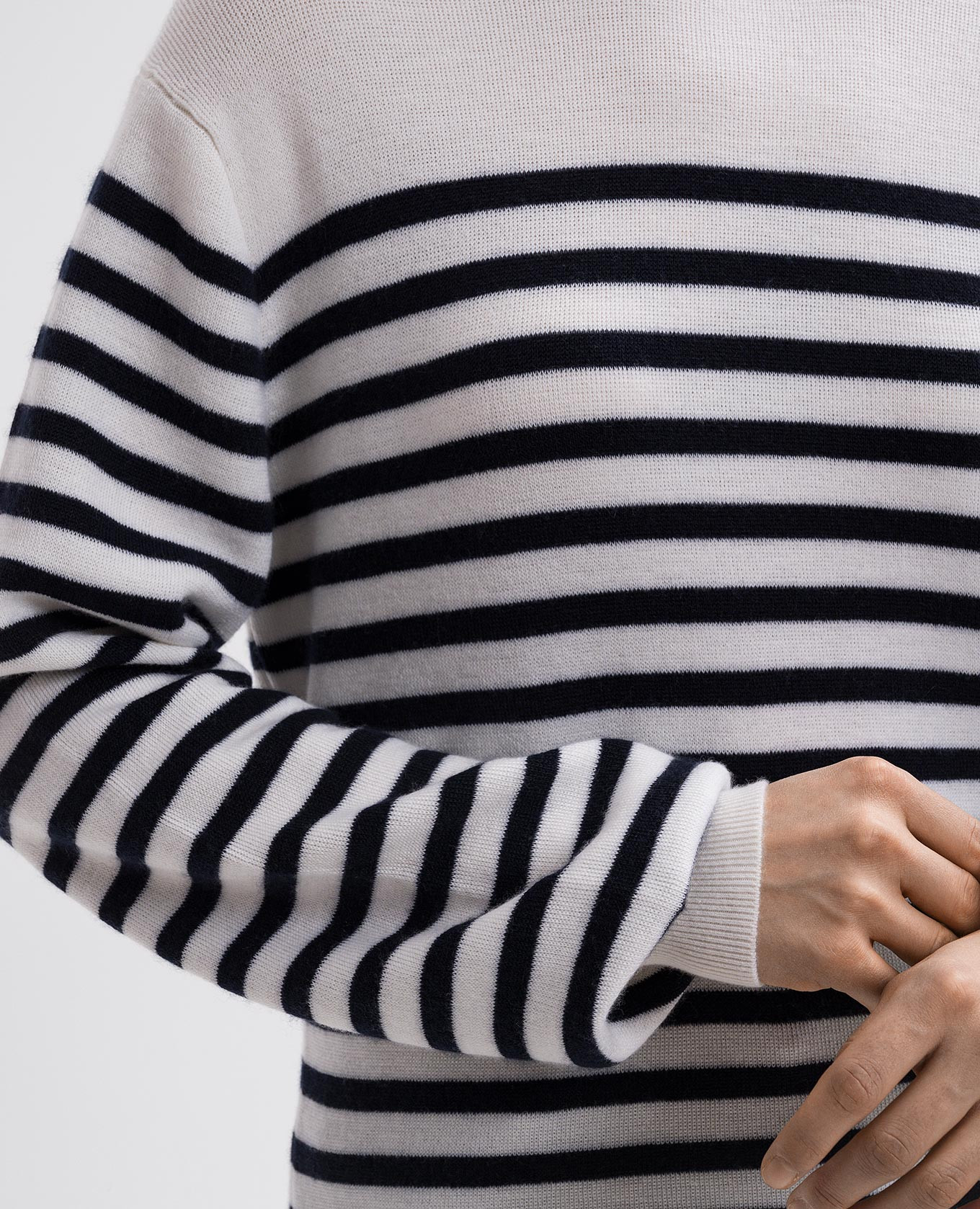 

Beige Viola cashmere striped jumper Khaite, White