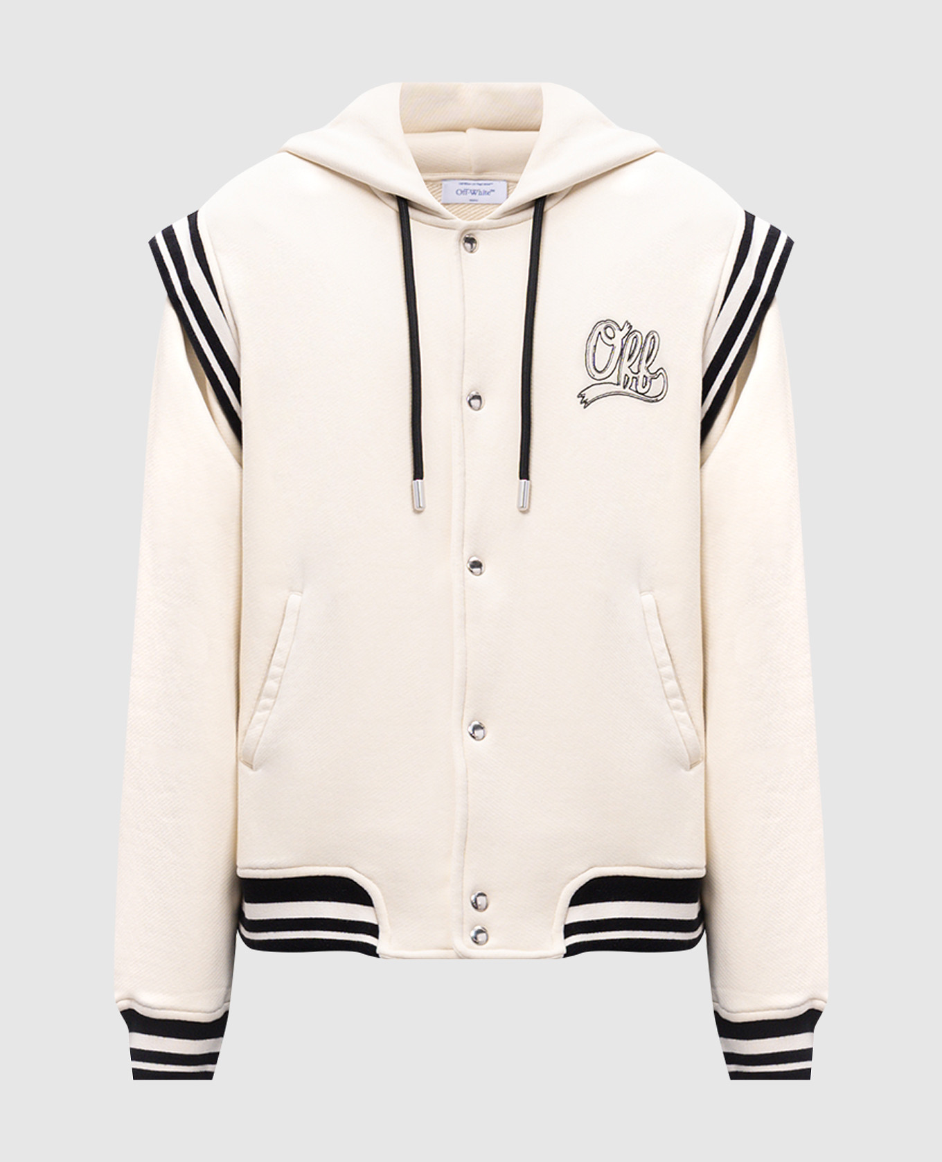 Beige sports jacket with Arrow embroidery Off-White