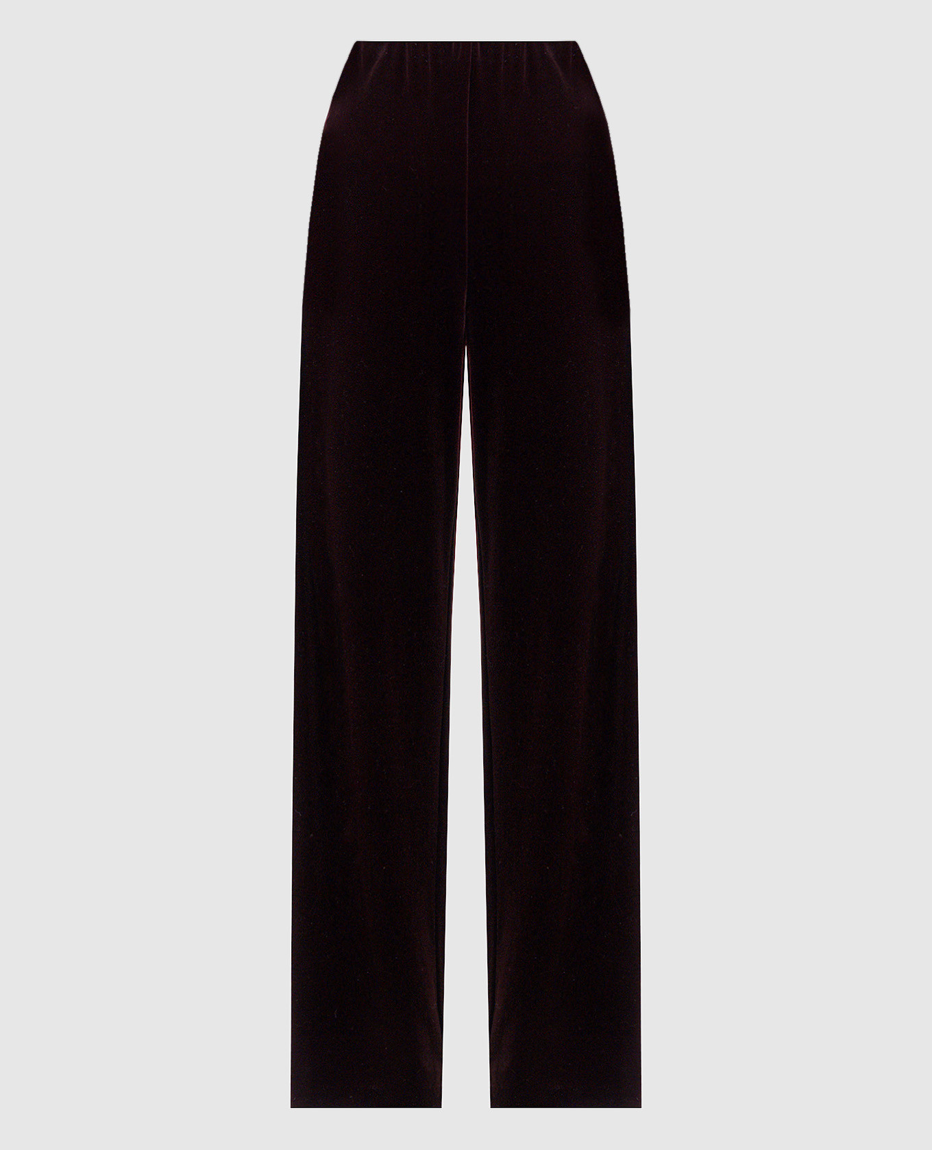

Burgundy velvet pants Max & Co