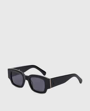 Ami Paris Black sunglasses 75001 with metal Ami de Coeur emblem UGL507AM0004w