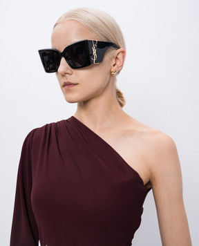 Saint Laurent Black sunglasses BLAZE 736461Y9956