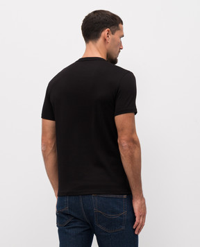 Tom Ford Black T-shirt with logo patch T4M081040