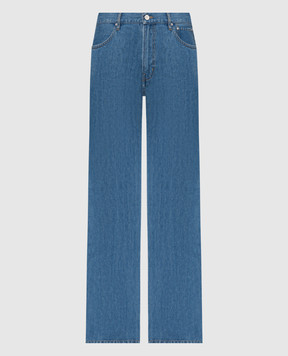 Gauchere Blue jeans with linen with zippers P12433020562