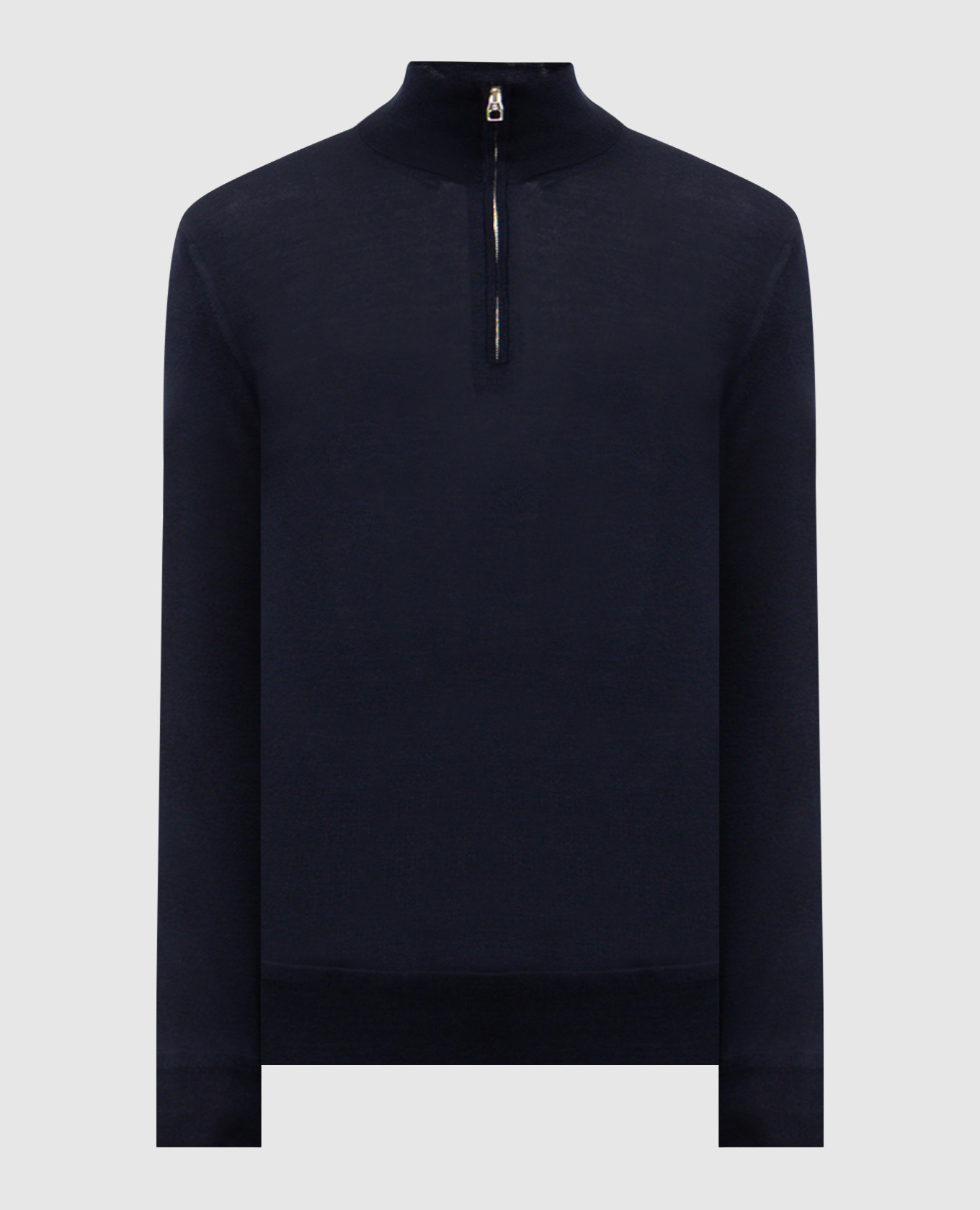 

Blue cashmere and silk sweater Brett Johnson