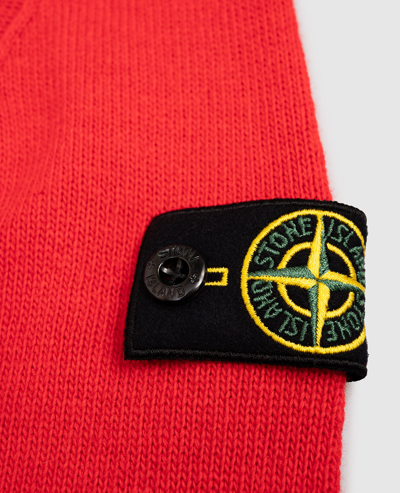 Children's red sweater with wool and cashmere Stone Island 3