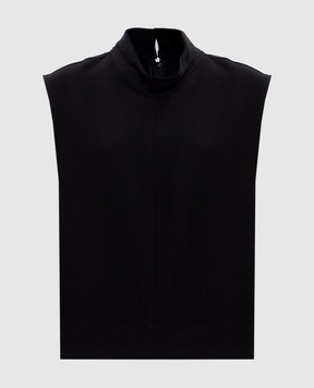 Toteme Black straight-cut top 252WRT0452FB0389