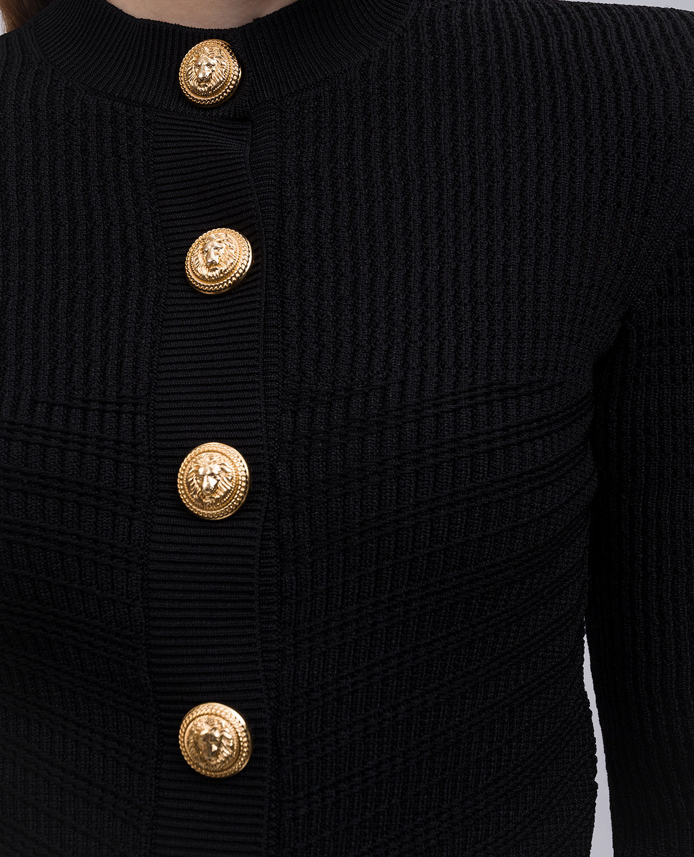 

Black patterned cardigan Balmain