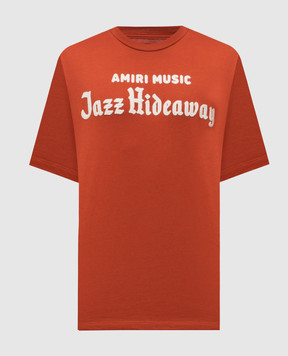 AMIRI Orange JAZZ HIDEAWAY T-shirt AMJYTE1172