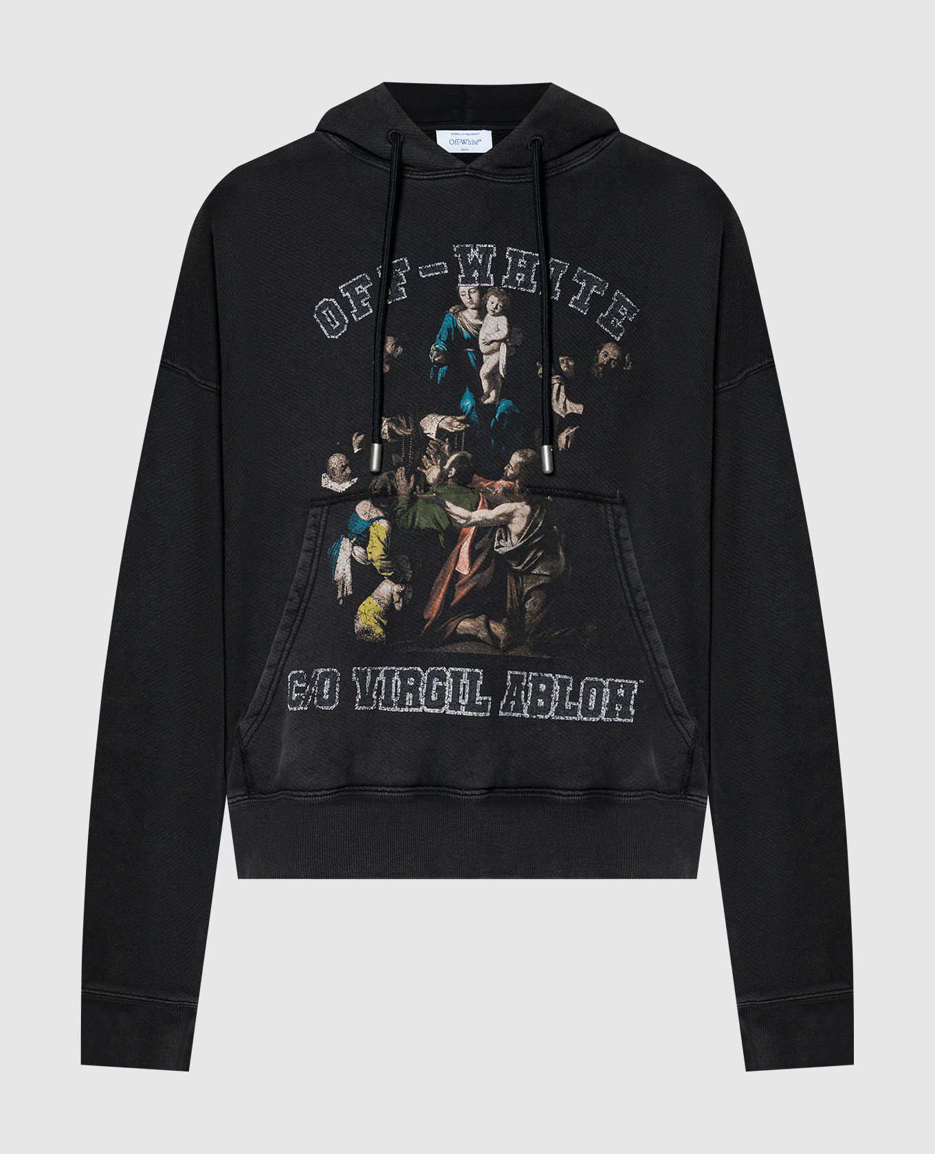 

Gray hoodie with Mary print Off-White, Серый