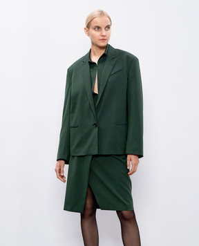 Philosophy di Lorenzo Serafini Green jacket with wool A05047126