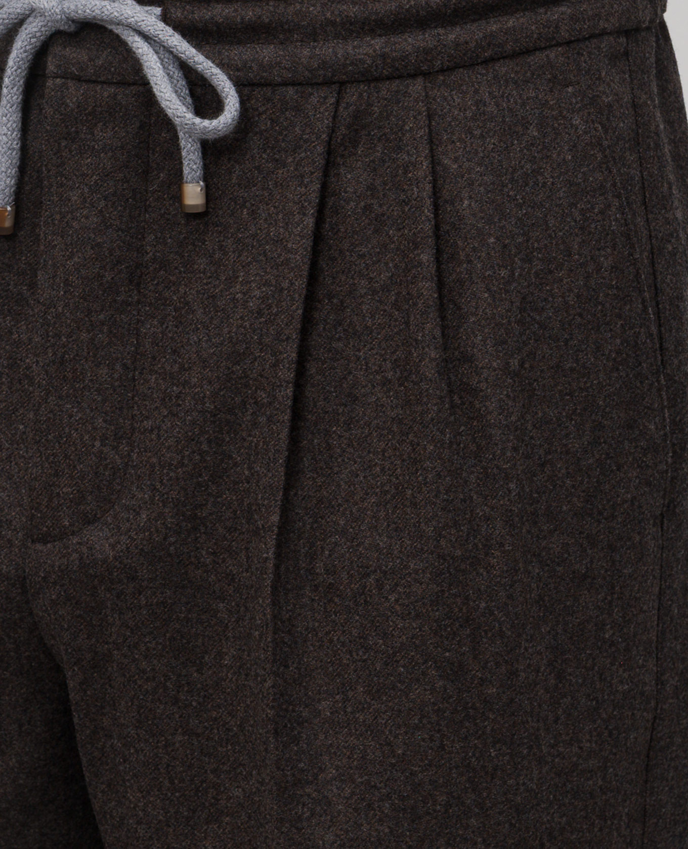 

Brown wool pants Brunello Cucinelli