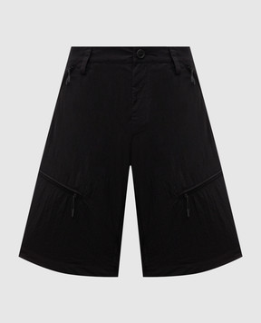 Riotdivision RD-CWCS black shorts with logo patch RDCWCSGEN1