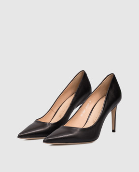 Babe Pay Pls Black leather shoes 201801KO