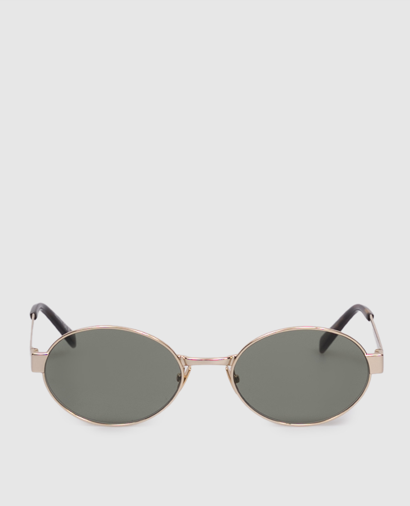 

Gold sunglasses with logo Saint Laurent, Golden