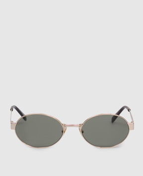 Saint Laurent Gold sunglasses with logo 779851Y9902