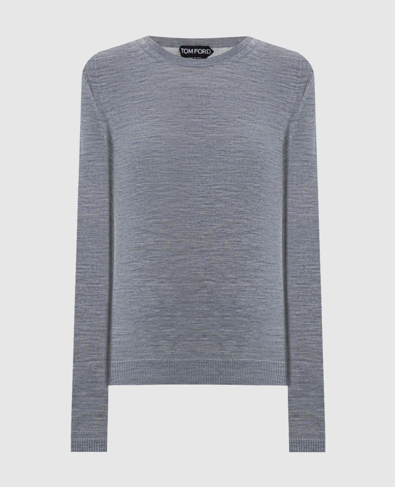 

Grey melange wool jumper Tom Ford