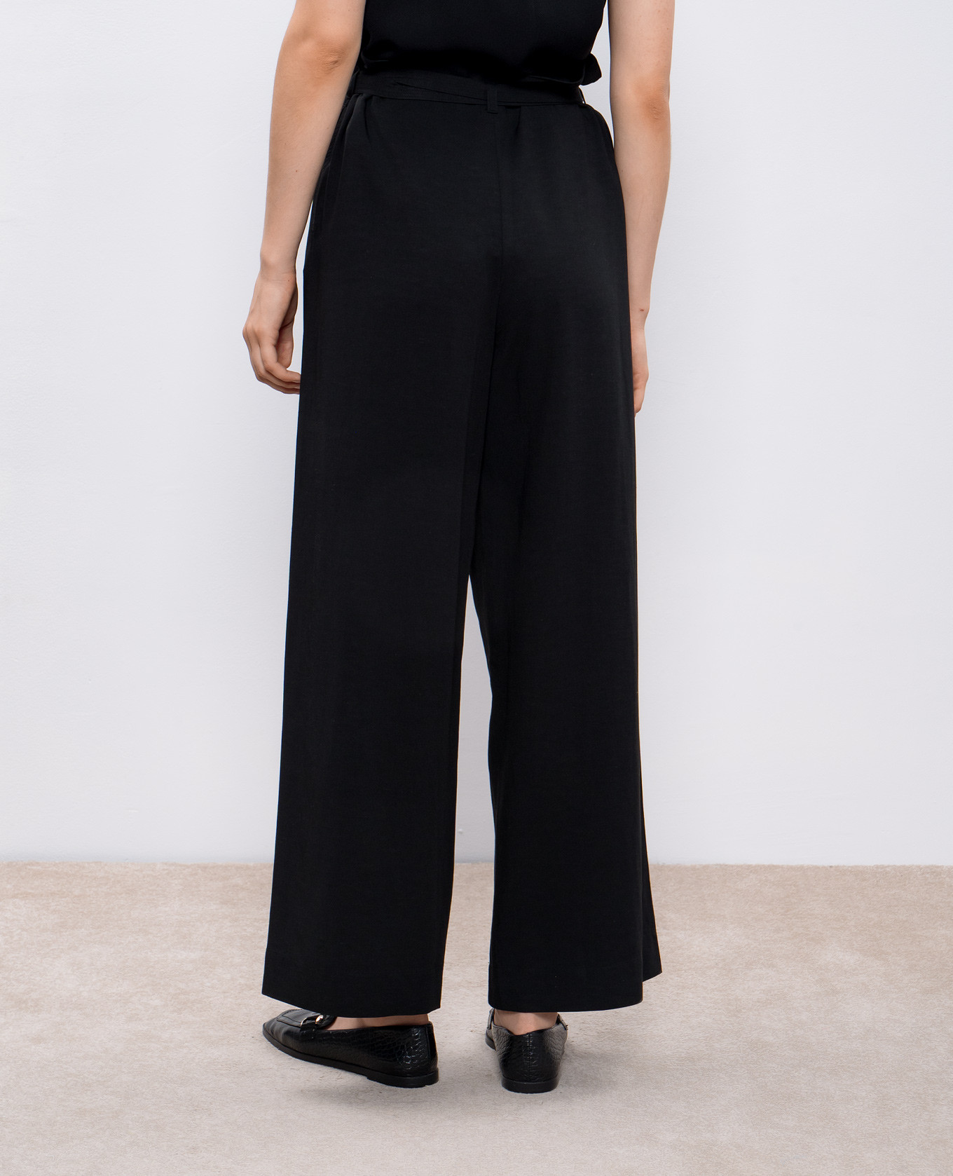 Black pants with linen Toteme 4
