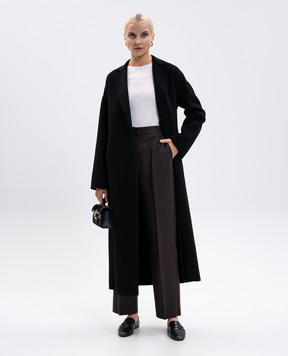 Agnona Brown wool pants T70907YU1142