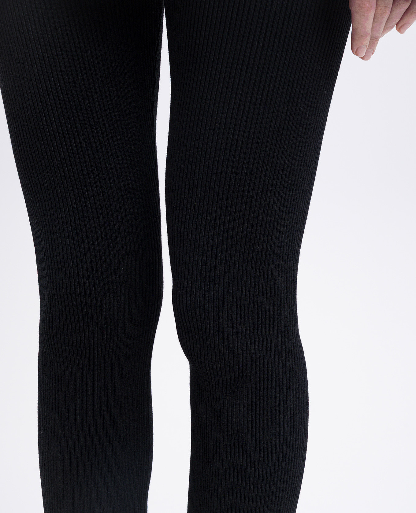 

Black ribbed flared pants Ermanno Scervino